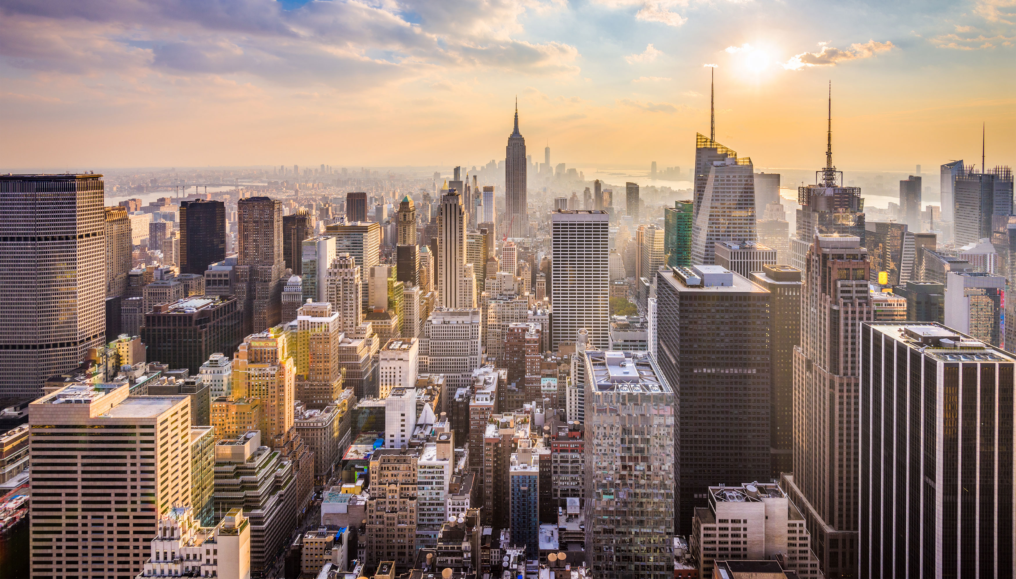 Empire State Building + NYC Skyline