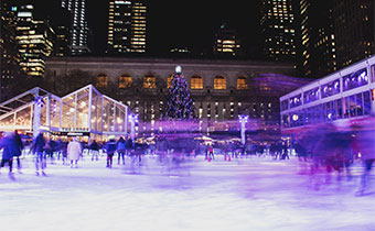 Ice Skating at Bryant Park