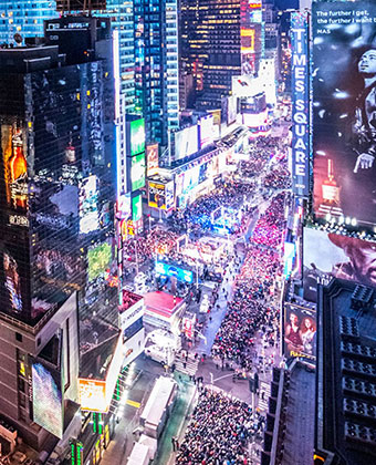 view of Times Square